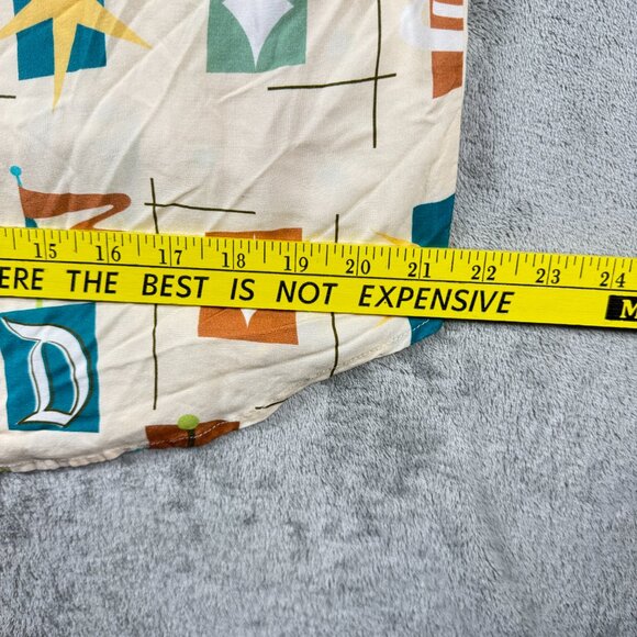 Disney Parks Retro MCM Pattern Shirt Men’s Size M Short Sleeve Button Up - Picture 6 of 9